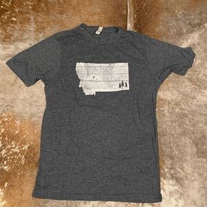 Next Level Apparel Gray Short Sleeve Tee